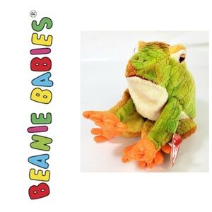 RETIRED NWT Beanie Babies Prince the Frog, 2000